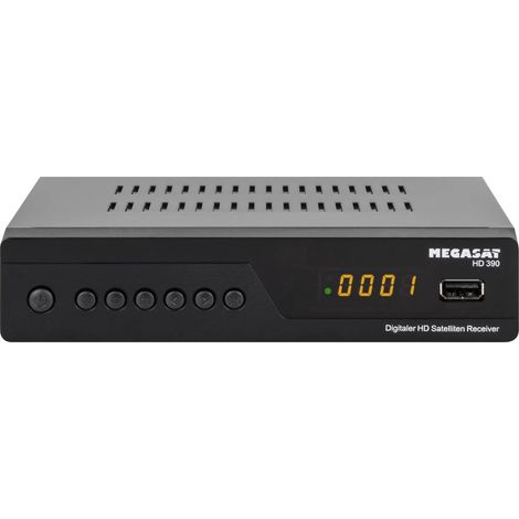 MegaSat HD 390 Récepteur DVB-S2 USB à l'avant Nombre de tuners: 1 (1/3)