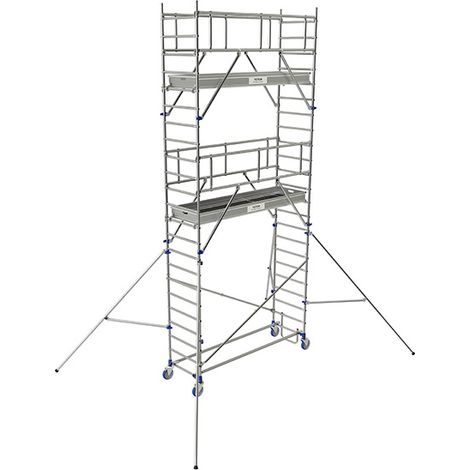 Rollgerüst 2 Plattformen - Max. Arbeitshöhe 6.85m - 26403750