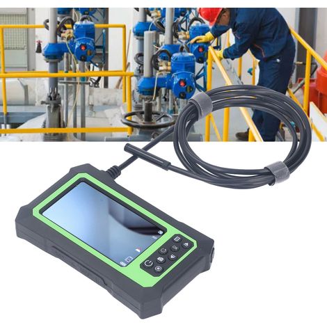 Flexibles Industrieendoskop mit 8 mm Durchmesser und 4,3 Zoll Länge, Bildschirm, einzelner 1080p-Kamera und 7 m Reichweite zur Reparatur von Rohren mit 8 mm Durchmesser. (1/5)