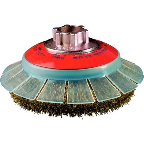 SPAZZOLA A DISCO CONICO ONDULATO. HSDG0100EM14