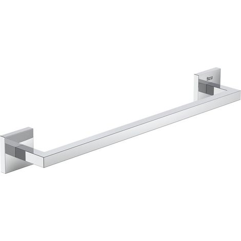 Porte-serviettes SQUARE HOTELS - ROCA Couleur : Chrome - Dimensions : 481 mm