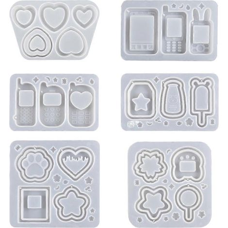 Moule en silicone sable mouvant, moule pour décoration faite main, cadeau de Saint-Valentin ou d'anniversaire