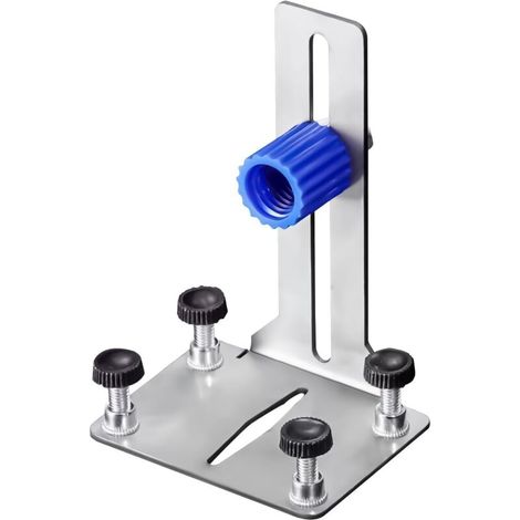 Wandhalterung für Laser-Nivelliergerät, universelle Edelstahl-Montagehalterung, mit 15-mm-/6-mm-Adaptern, einfache und verstellbare Montage, für Bau-/Heimwerkerprojekte, Handwerker