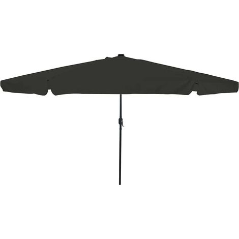Garten-Sonnenschirm Schwarz 395 x 395 x 245 cm Polyester