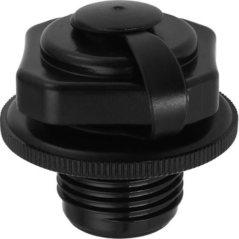1 Tapa de válvula de repuesto para bañera inflable, 23,5 mm de diámetro, compatible con la pieza de repuesto Lay-Z-Spa F4C009B, plástico negro.