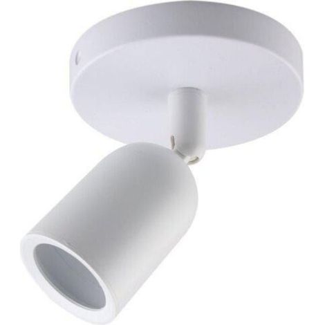 Spot LED en Saillie Orientable pour Ampoule GU10 - Blanc - SILUMEN (1/4)