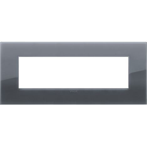 Placca Classic 7M Reflex grigio fumè Vimar Arkè 19657.61