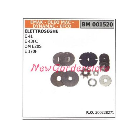 Frizione EMAK motore elettrosega E41 43FC OM E20S E 170F001520