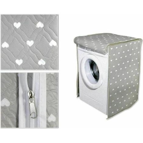 Housse Universelle Matelassée à Motifs Pour Lave-linge 63 X 58 X 85 Cm