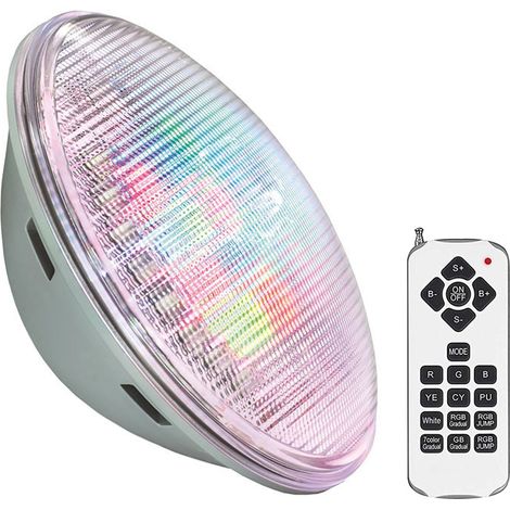 Lampe LED PAR56 RGB pour piscines, G53, 45W, acier inoxydable, (1/5)