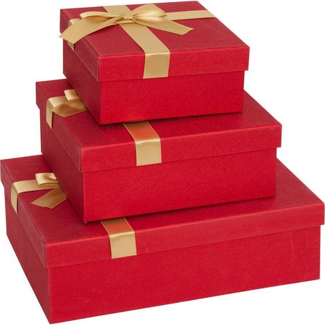 ROTE SCHACHTEL SCHLEIFE X3 - Feeric lights & christmas (1/4)