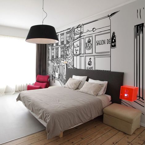 Papier Peint XXL "A Walk Through Parisian Streets" 270x550cm (1/2)