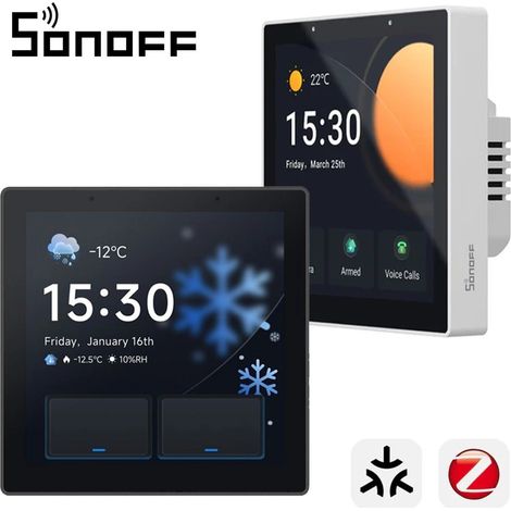 Sonoff NSPanel Pro Gen2 Pannello di Controllo Smart con Doppio Relè Tipo 86  Nero (1/5)