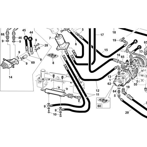 ORIGINAL KUBOTA GIANNI FERRARI 95303000019 PEDIPOLATORE