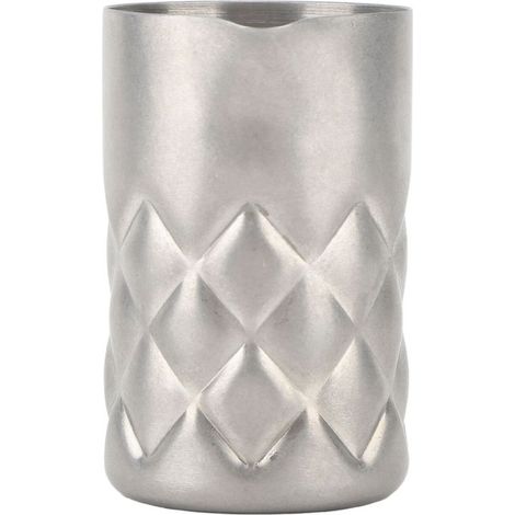 Mixglas aus Edelstahl 304, rostfrei und korrosionsbeständig, 60 ml, Cocktailshaker mit Bareinteilung, silberfarben. (1/5)