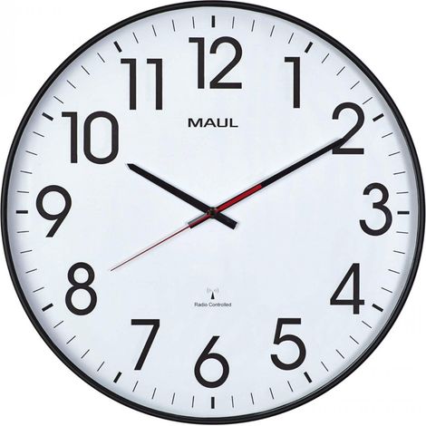 Orologio da parete MAULclimb nero 47 cm plastica