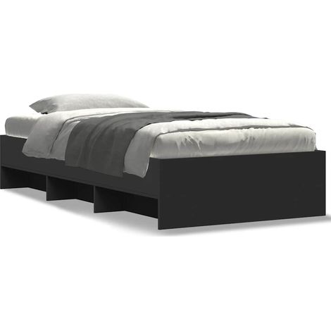 Maison Exclusive - Estructura de cama madera de ingeniería negra (1/5)