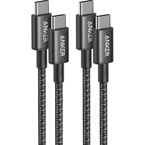 USB C vers USB C 100W (Paquet de 2, 0,9 m + 0,9 m) (1/5)