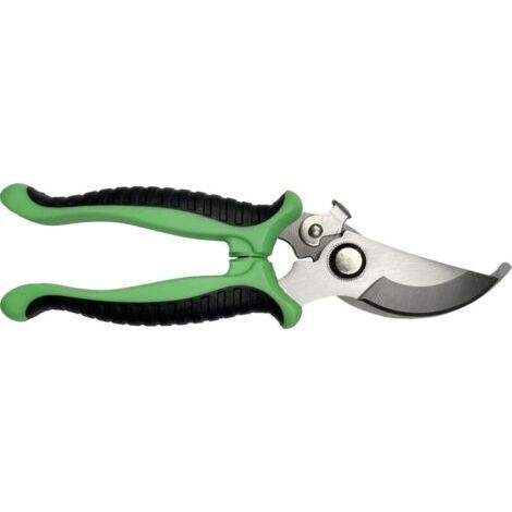 Ciseaux de jardin antidérapants avec poignée de verrouillage - Peut couper les fleurs et les branches des plantes de jardin - Sécateur de rosier - Réparation du rotin - Sécateur de jardin (1/5)