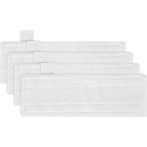 Lingette pour Nettoyeur Vapeur Karcher Easyfix SC2 SC3 SC4 SC5 Chiffons Serpillières Bonnettes en Microfibre pour Karcher Easyfix SC Série (lingette blanche-4pcs)