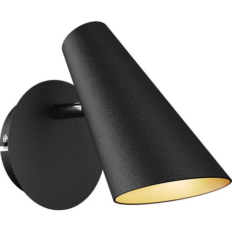 Lucande Lámpara de pared 'Wibke' en Negro Metal (1/5)