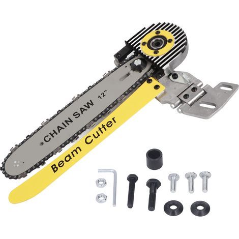 Lame de scie circulaire pour la coupe de poutres, adaptateur en acier pour tronçonneuse, accessoire de menuiserie (1/5)
