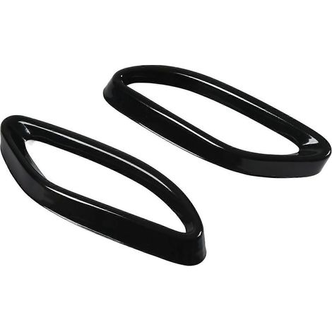 Embout d'échappement en acier inoxydable noir brillant de remplacement pour Mercedes-Benz Classe C, Classe GLC et Classe B (1/4)