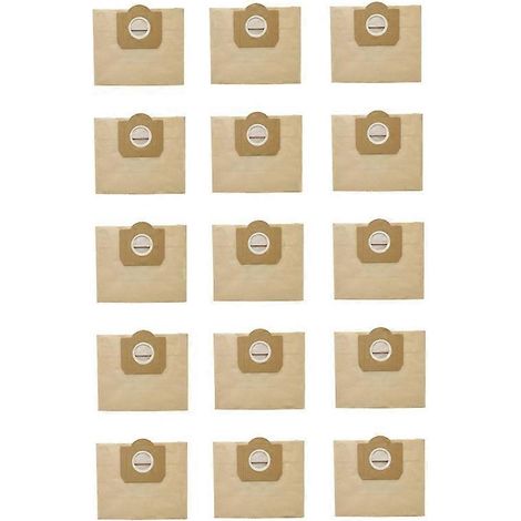 Lot de 15 sacs à poussière pour aspirateur KARCHER WD3 Premium WD 3300 M WD 3200 WD3500 P 6959-130 (1/5)