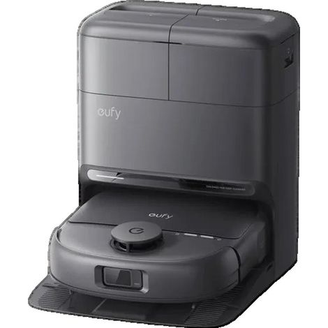 EUFY Omni C28 - Robot Aspirateur Laveur - Rouleau-Serpillère HydroJet autonettoyant - 15000 Pa - Conception Anti-nœud