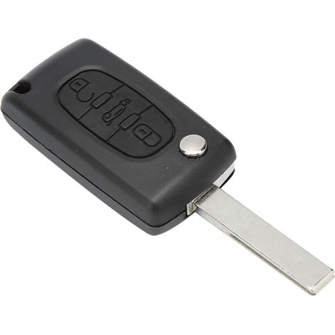 Coffre de Voiture Carcasse de Plip 3 Boutons avec Rainure sans Base de Remplacement Pour Peugeot (1/5)