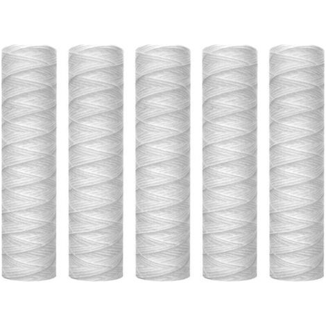 Wasserfilterkartusche für Sedimente, 10 Mikron, 10 x 2,5 Zoll, komplett, universeller Ersatz für RO 10 Gehäuse (1/4)