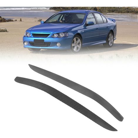 Scheinwerferblenden (paarweise, links + rechts) passend für Ford Falcon BA BF XR XR6 XR8 XT (Scheinwerferblende Nr. 3), Carbonfaser-Optik (1/5)