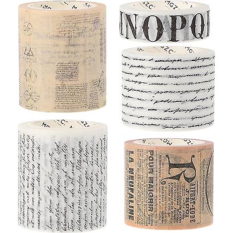 5 Rollen Scrapbook-Aufkleber (1/3)