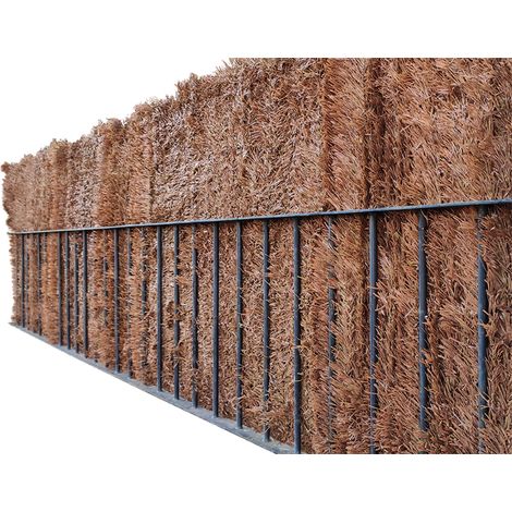 Garbric Seto artificial hoja fina marrón 1,5x3 Mt