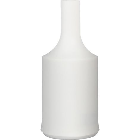 Kit Douille E27 + cache douille silicone blanc - Tibelec (1/5)