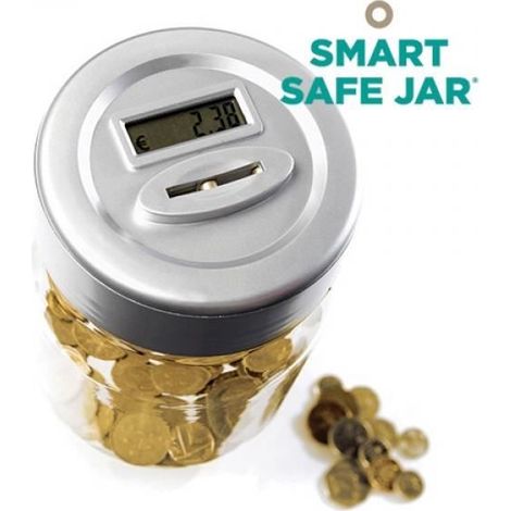 Tirelire - Smart Safe Jar - Électronique - Numérique - Design Contemporain (1/4)