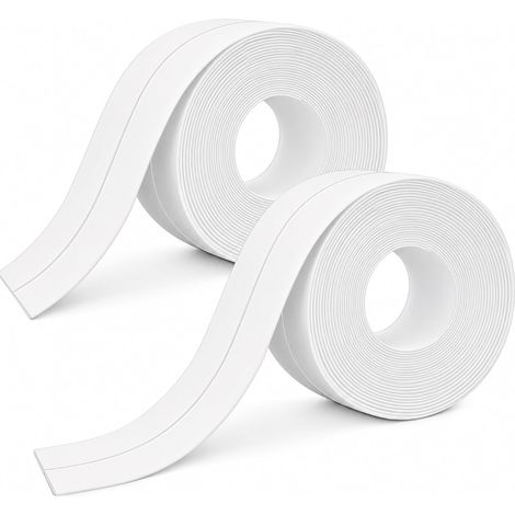 Bathroom Adhesive Seal 1.5" x 11' - Self Adhesive PVC Bath Shower Sink (1/5)