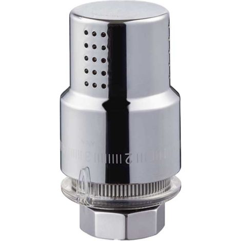 "TESTA TERMOSTATICA """"ARIA"""" CON SENSORE A LIQUIDO Cromo - M30x1,5"