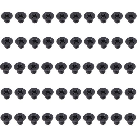 50 vis à tête fraisée cruciforme plate M4 A2-70 pour réparation et maintenance M4x6