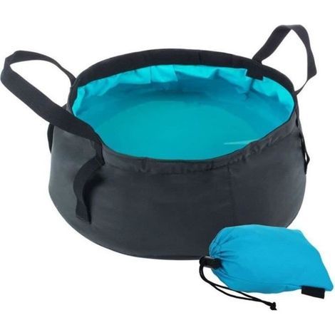 Folding basin - UNKNOWN BRAND - Collapsible basin - 8.5L - Lightweight and waterproof - Includes carrying bag