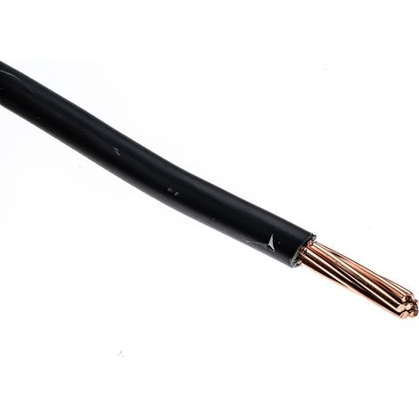 RS PRO câble, section: 25 mm² 50m, 450 V c.c., 750 V c.a. PVC Noir HO7V-R Câble de conduit à un conducteur ( Prix pour Bobine de 50 Mètres ) (1/3)