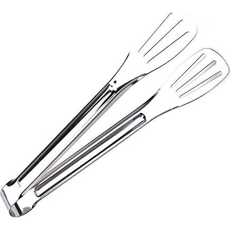 9 pouces Pinces pour barbecue, pinces en acier inoxydable, pinces de cuisine premium en acier inoxydable (1/5)