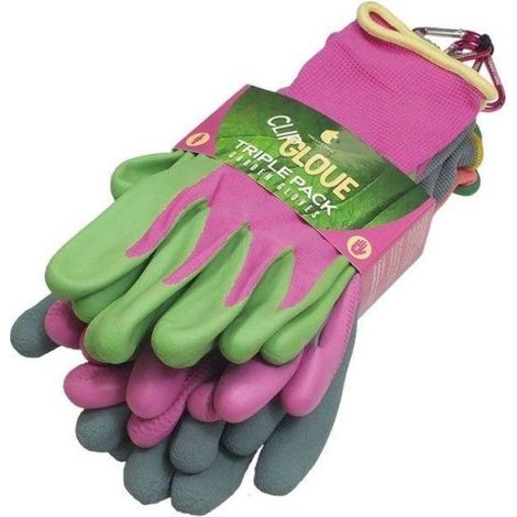 Gardeners Triple Pack Gloves - Womens - Medium - TGGL100 (1/2)