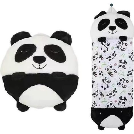 Sac de couchage - Enfant - 2 en 1 - Doux et chaud - Pliable - 135 cm de long (1/4)
