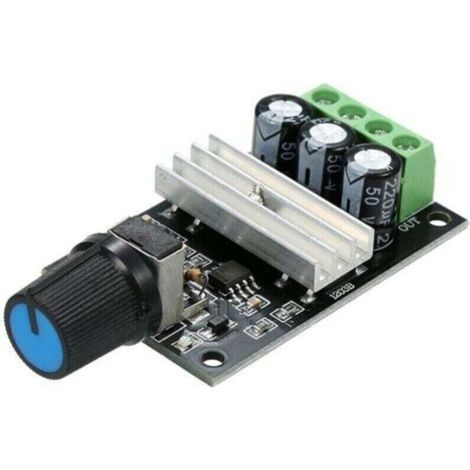 6V-28V 3A Pwm régulateur de moteur à courant continu commutateur de contrôleur de vitesse réglable 1023B (1/4)