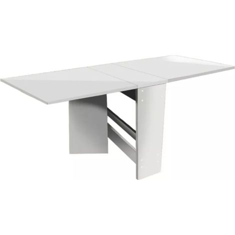 tavolo pieghevole multiuso "folding" bianco 150x80x75 cm