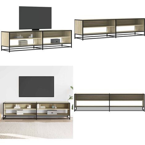 vidaXL TV-Schrank Sonoma-Eiche 180,5x40x46 cm Holzwerkstoff