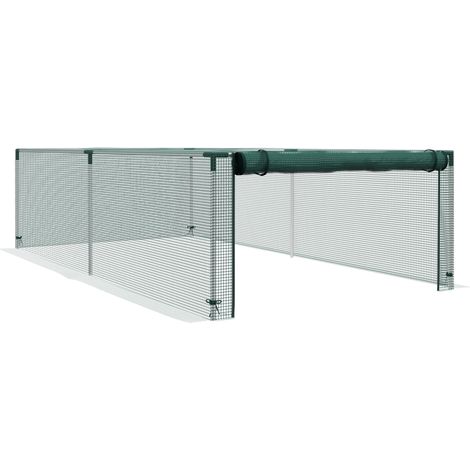 Serre tunnel 125L x 248l x 62,5H cm – Acier galvanisé et bâche HDPE – Porte enroulable pour aération optimale – Résistance au vent 4 – MH (1/5)