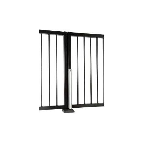 Locinox – Verrou sol électrique motorisé 115mm – Déverrouillage mécanique d'urgence – Coffre en aluminium thermolaqué – Compatible 40mm et plus (1/6)