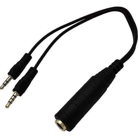 Adaptateur Jack 6.35mm vers 3.5mm, Câble de Conversion Stéréo 1/4 pouce pour Casque Audio